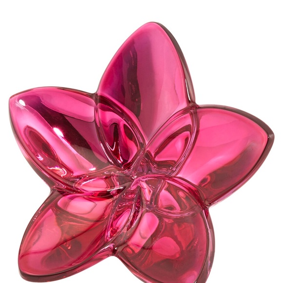 Baccarat Pink Crystal Flower - Picture 3 of 3